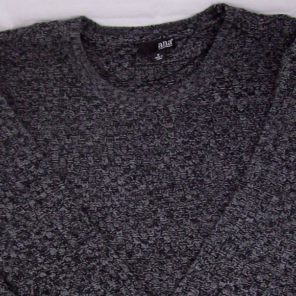 a.n.a Black/Medium Heather Grey Sweater - Picture 3 of 4